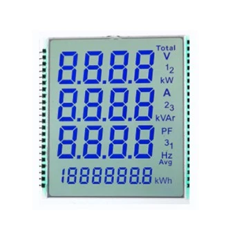 Smart digital electricity meter 7-segment lcd display